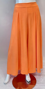 ORANGE WIDE LEG PANTS