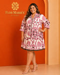 Vestido Estampado Boho Plus Size – Elegancia con Personalidad
