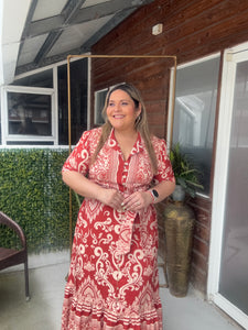 VESTIDO ORQUIDEA MARRON