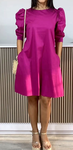 VESTIDO TISHA FUCSIA