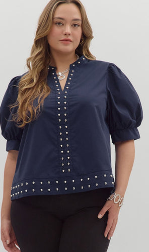 BLUSA MARGARITA AZUL