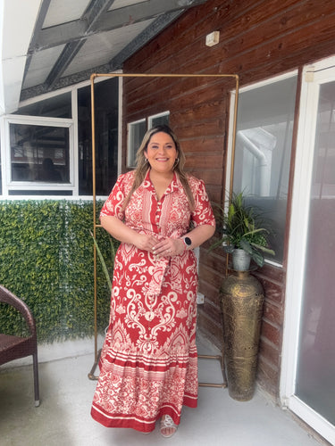 VESTIDO ORQUIDEA MARRON