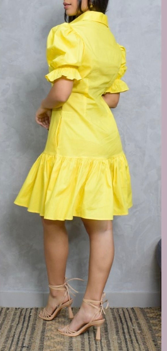 VESTIDO JENIFER AMARILLO