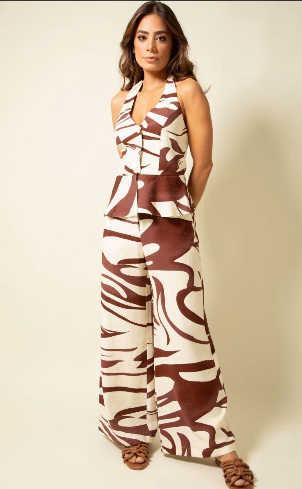 PANTALON PRICILA CHOCOLATE