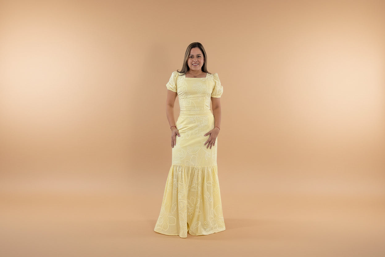 BLUSA OJALILLO AMARILLA