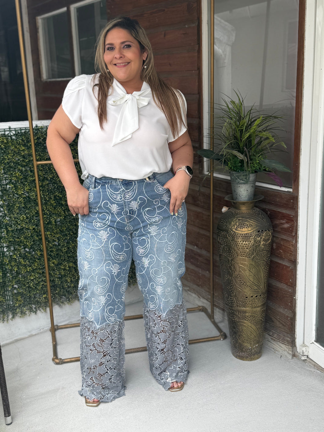 PANTALON LUNA DENIM BLUE
