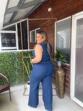 Cargar imagen en el visor de la galería, SET PLUS SIZE TIPO VEST DEEP BLUE
