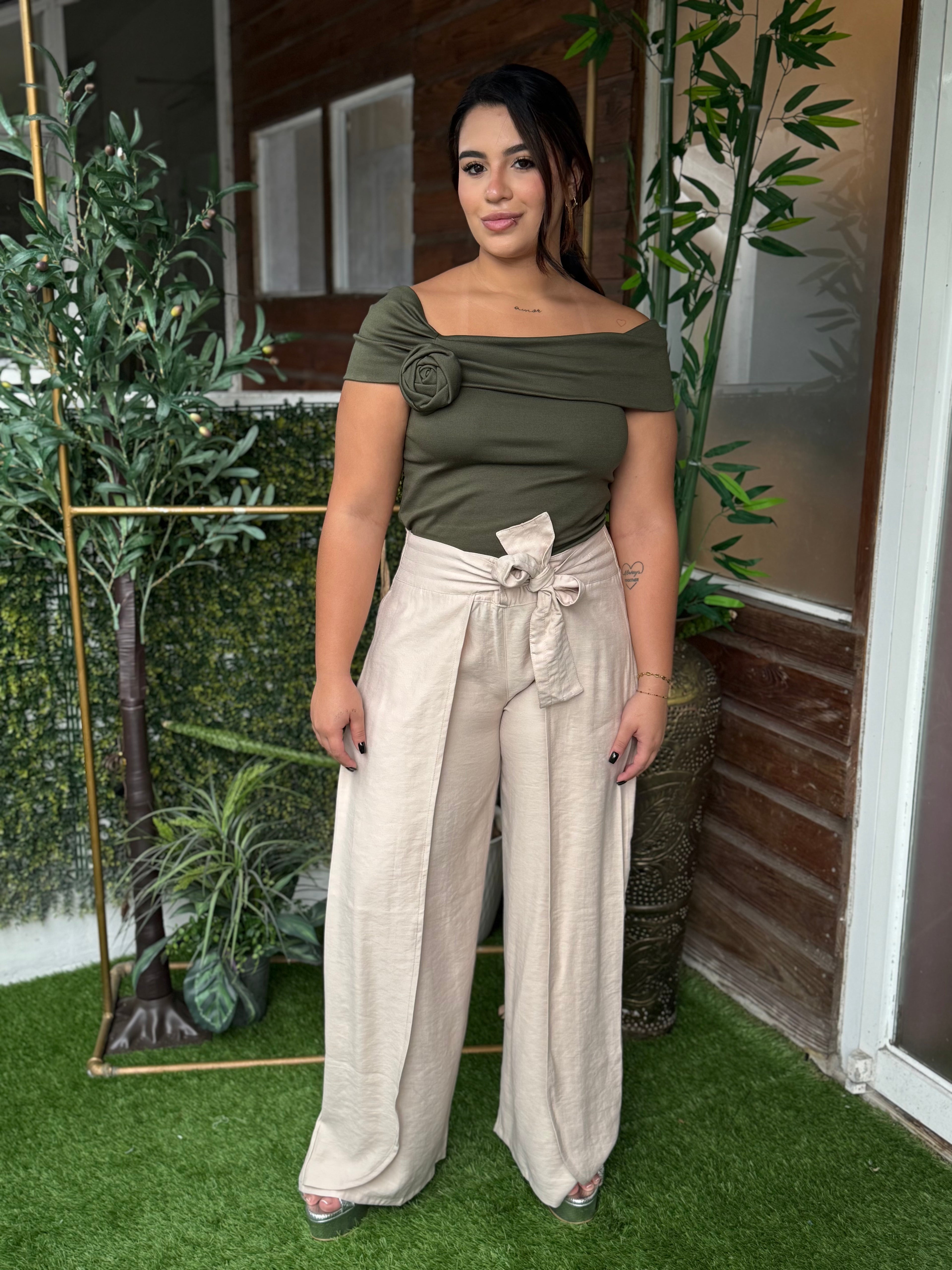 PANTALON REGINA BEIGE