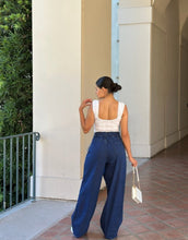 Cargar imagen en el visor de la galería, PANTALON JEANS LISO AZUL