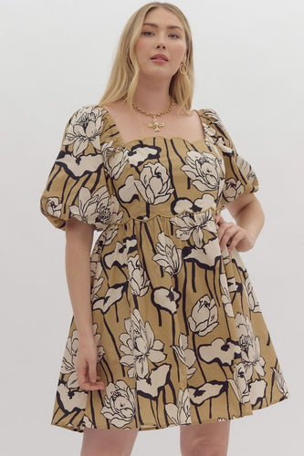 VESTIDO PRINCESA TAUPE