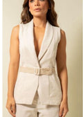 VEST DAYANA BEIGE BORDADO
