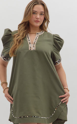 VESTIDO KARLA VERDE OLIVA