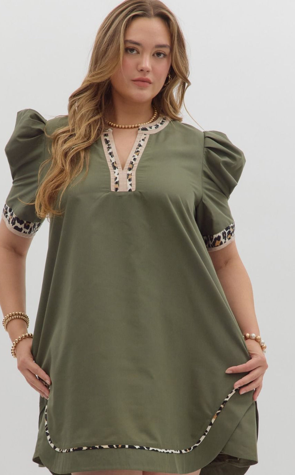 VESTIDO KARLA VERDE OLIVA