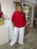 BLUSA PLUS SIZE JANA ROJA