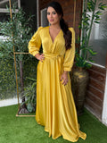 VESTIDO VERONICA AMARILLO