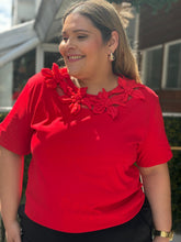 Cargar imagen en el visor de la galería, BLUSA PLUS SIZE RED