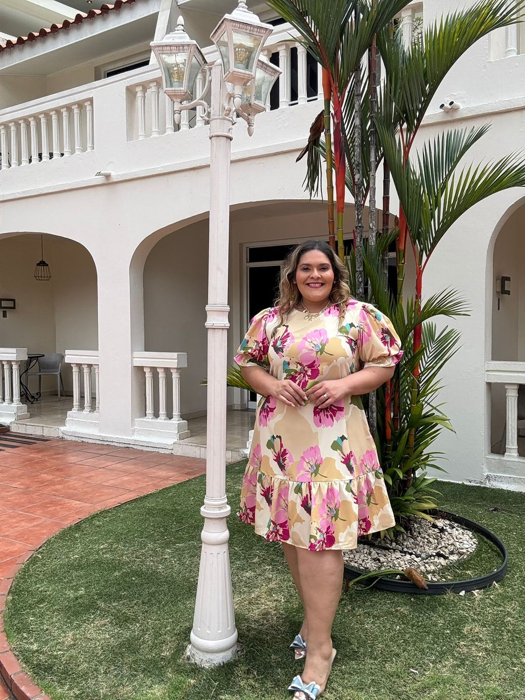 VESTIDO MILON CORTO ROSADO