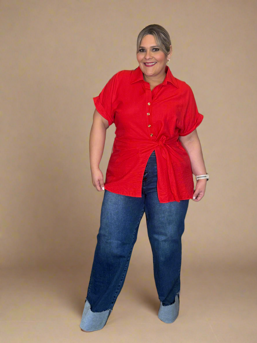 BLUSA SARA ROJA