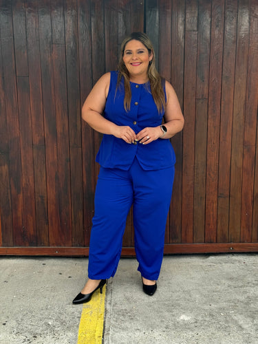 SARISA PLUS SET AZUL REY