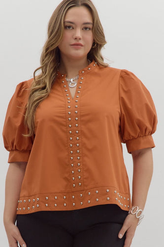 BLUSA MARGARITA COBRE