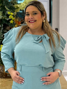 BLUSA ROXANA AQUA