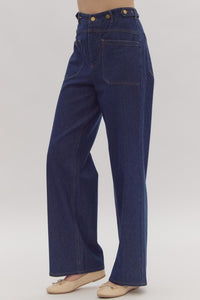 PANTALON JEANS  AZUL