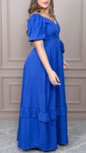 VESTIDO ROCIO AZUL REY