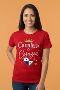T-Shirt  Canalera de Corazón para Mujer | Moda Patriótica de Panamá