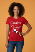 T-Shirt Plus Size Canalera de Corazón para Mujer | Moda Curvy y Patriótica de Panamá