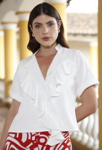 BLUSA ANABELLA BLANCA