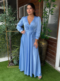VESTIDO VERONICA AZUL