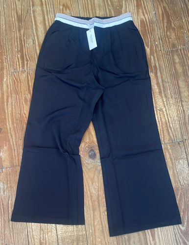 PANTALON NEGRO PRETINA BLANCA LINES CAFE