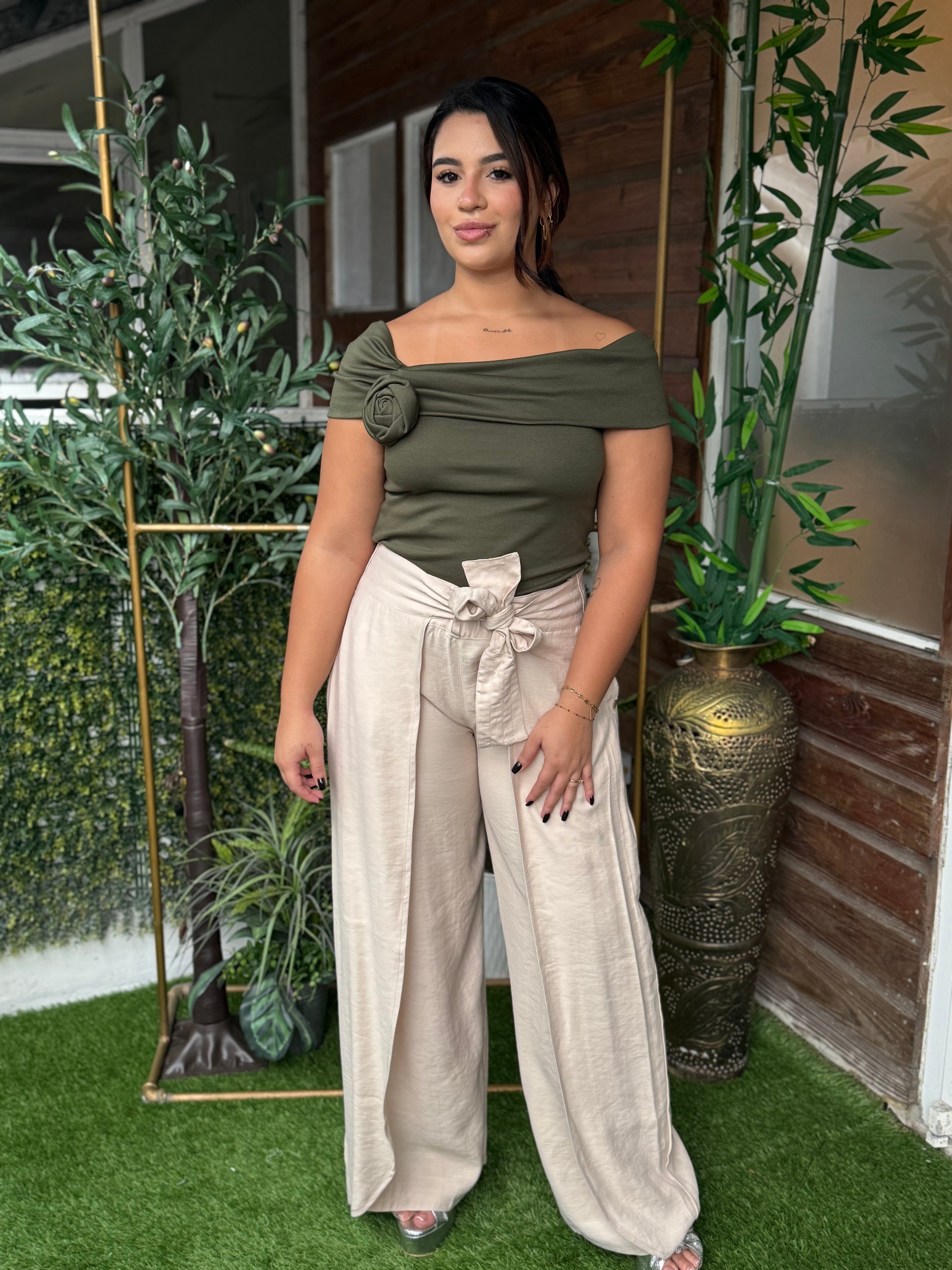 PANTALON REGINA BEIGE