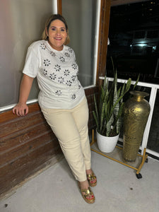 BLUSA  CON PIEDRAS WHITE