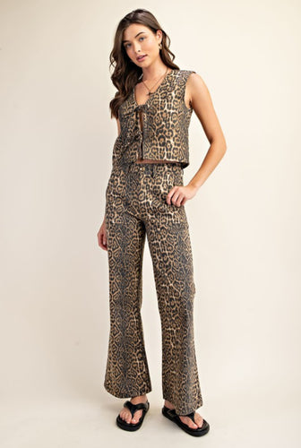 PANTALON LEOPARD