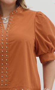 BLUSA MARGARITA COBRE