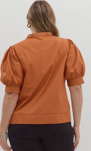 BLUSA MARGARITA COBRE