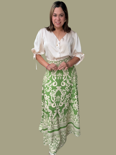 FALDA  LORENA VERDE