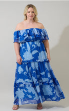 Cargar imagen en el visor de la galería, VESTIDO PLUS SIZE MARGOT AZUL