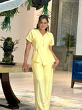 BLUSA MAIRA AMARILLO CRUZADA