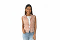 VEST  ROSA VIEJA BORDADO