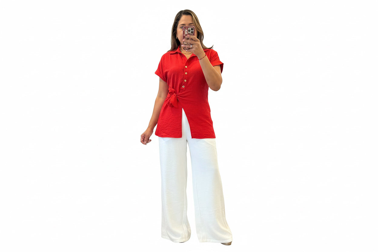 BLUSA SARA ROJA