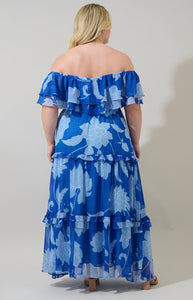 VESTIDO PLUS SIZE MARGOT AZUL