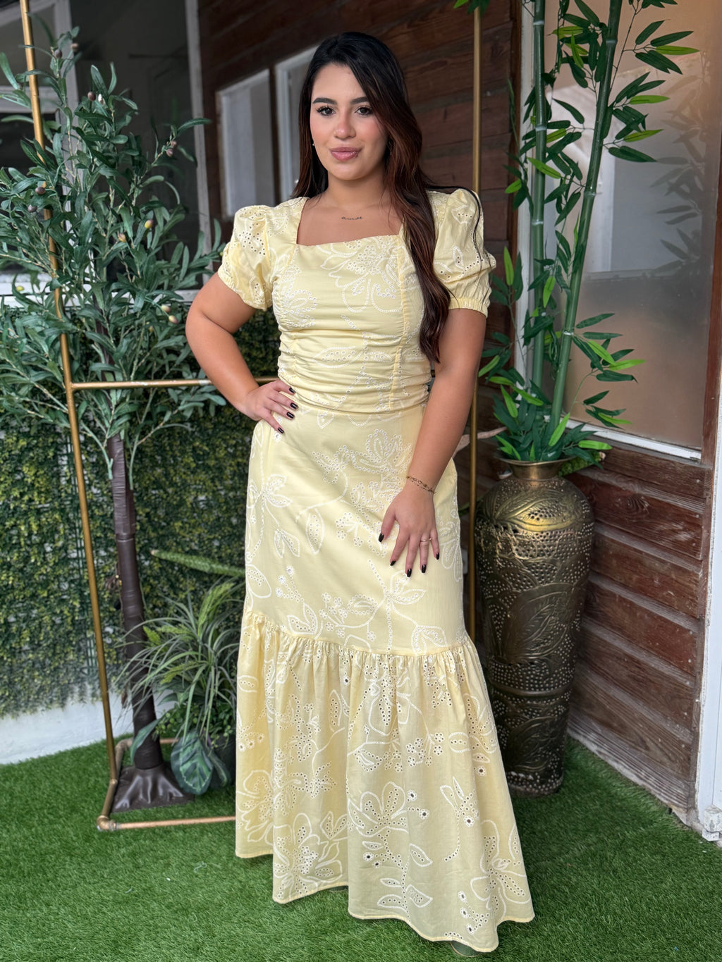 FALDA OJALILLO AMARILLA