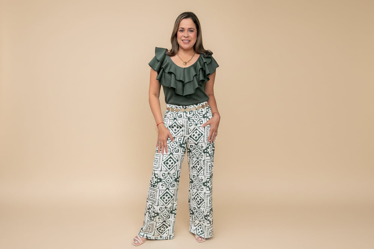 BLUSA JULS YURY VERDE OLIVA