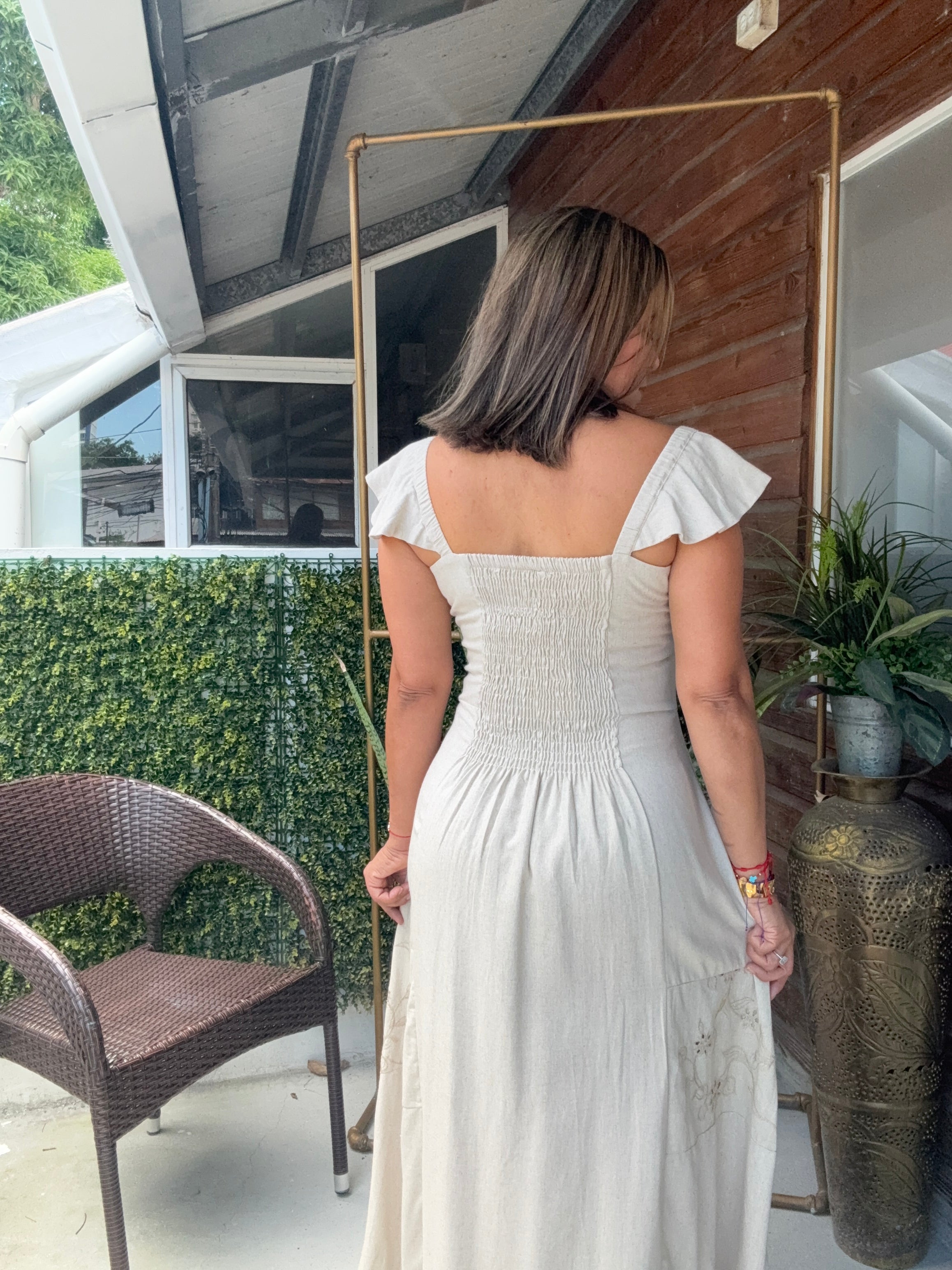 VESTIDO PRINCES BEIGE