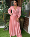 VESTIDO VERONICA PALO DE ROSA