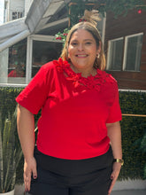 Cargar imagen en el visor de la galería, BLUSA PLUS SIZE RED