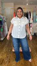 Blusa Plus Size Blanca para Mujer en Panamá/Camisa Casual Elegante Oversize