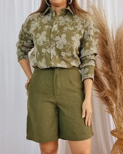 SET PRICILA VERDE BORDADO